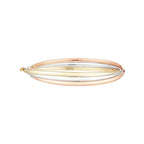 Bracelet "Trio D'Or" Or Tricolore 375/1000 - Or Tricolore 375/1000