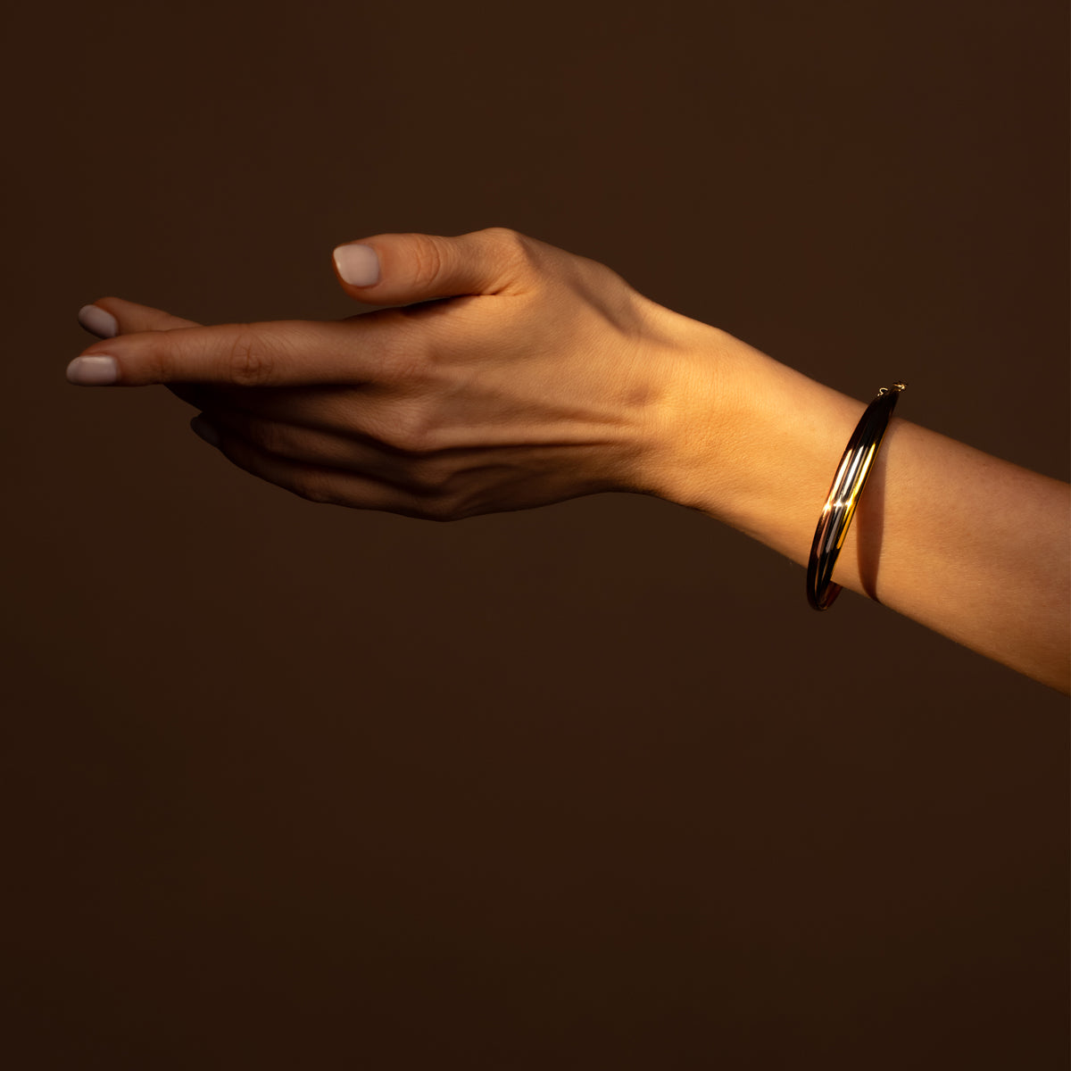 Bracelet "Trio D'Or" Or Tricolore 375/1000