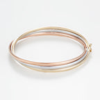 Bracelet "Trio D'Or" Or Tricolore 375/1000