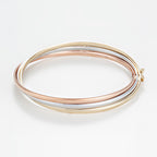 Bracelet "Trio D'Or" Or Tricolore 375/1000 - Or Tricolore 375/1000