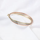 Bracelet "Trio D'Or" Or Tricolore 375/1000