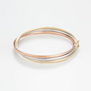 Bracelet "Trio D'Or" Or Tricolore 375/1000