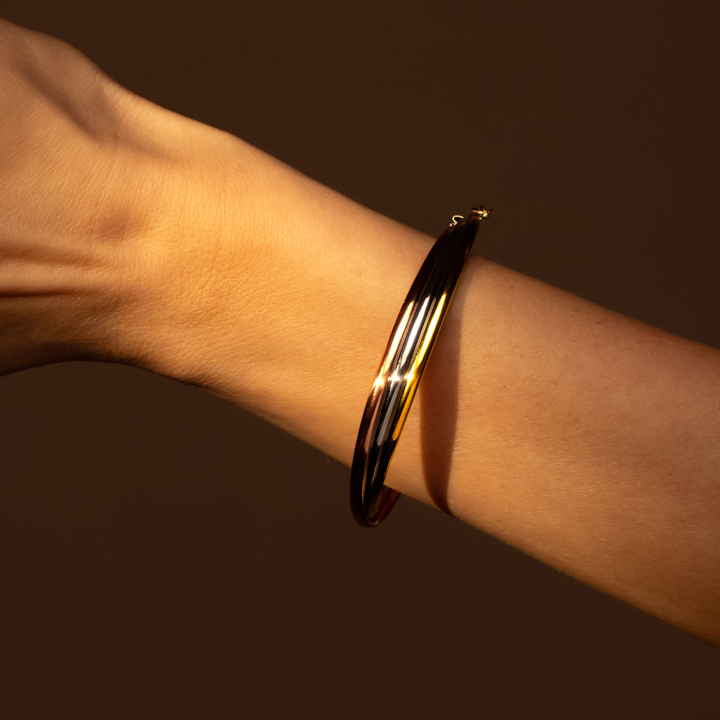 Bracelet "Trio D'Or" Or Tricolore 375/1000