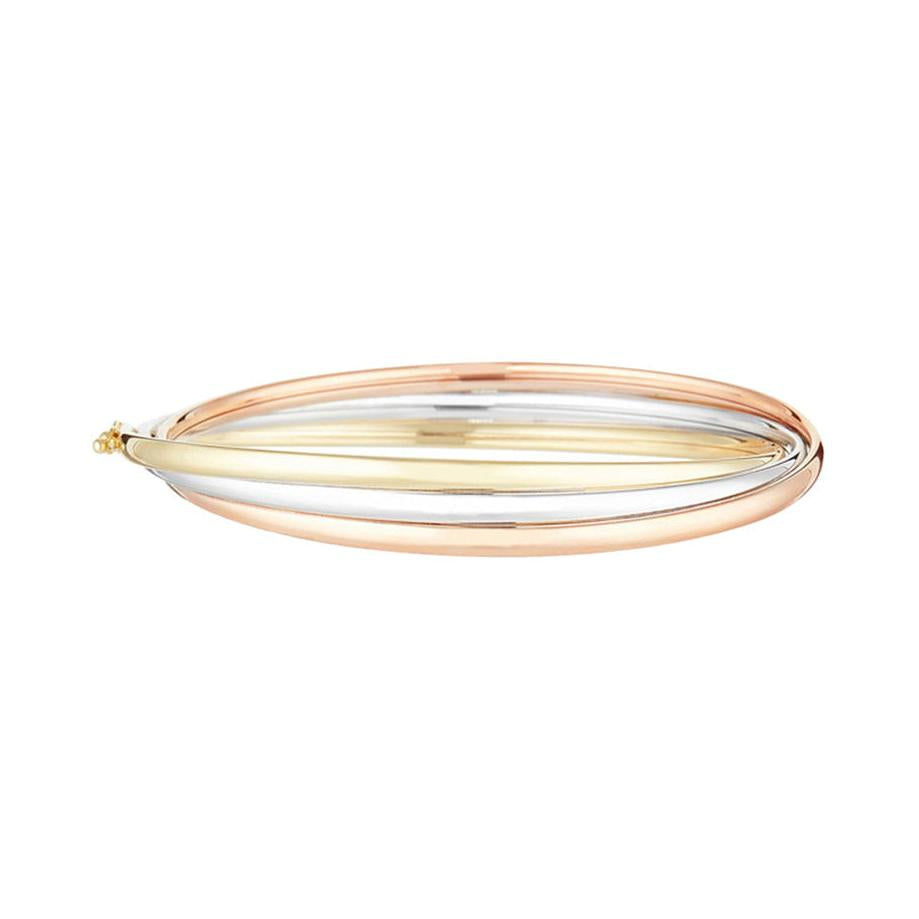 Bracelet "Trio D'Or" Or Tricolore 375/1000
