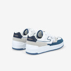 Brooklyn Court M - Nappa/Sued/Sued - White/Cobalt/Grey
