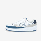 Brooklyn Court M - Nappa/Sued/Sued - White/Cobalt/Grey