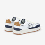 Brooklyn Court M - Nappa/Suede/Nap - White/Nuts/Navy