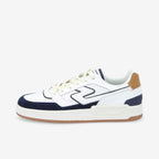 Brooklyn Court M - Nappa/Suede/Nap - White/Nuts/Navy