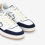 Brooklyn Court M - Nappa/Suede/Nap - White/Nuts/Navy