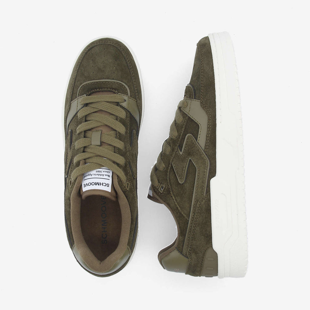Brooklyn Court M - Suede/Nappa - Kaki/Kaki