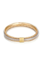 Bracelet " Vico Scintillant 8Mm" Or Bicolore 375/1000