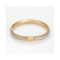 Bracelet "Vico Scintillant 8Mm" Or Bicolore 375/1000