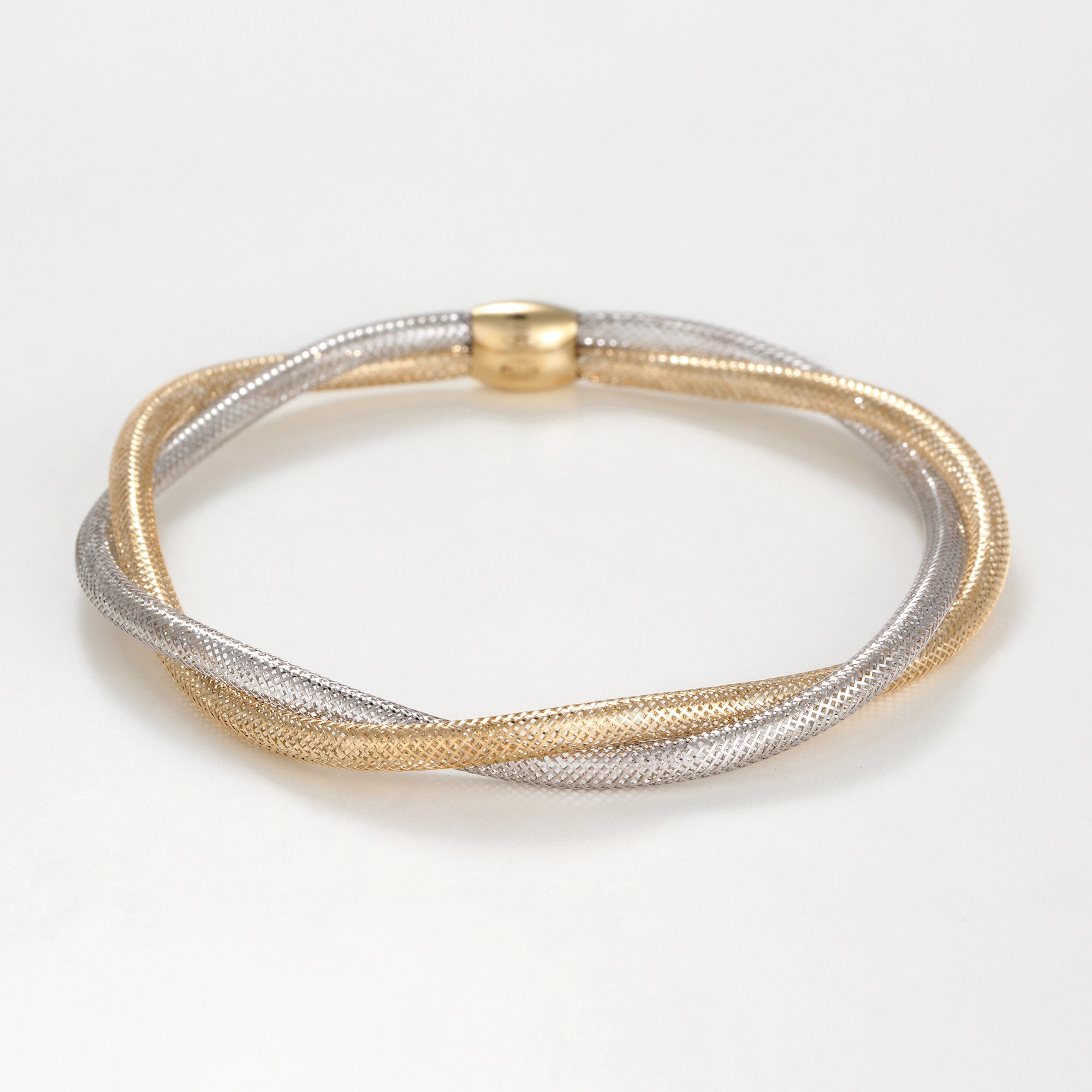 “Amore Mio” Bracelet Two-tone Gold 375/1000