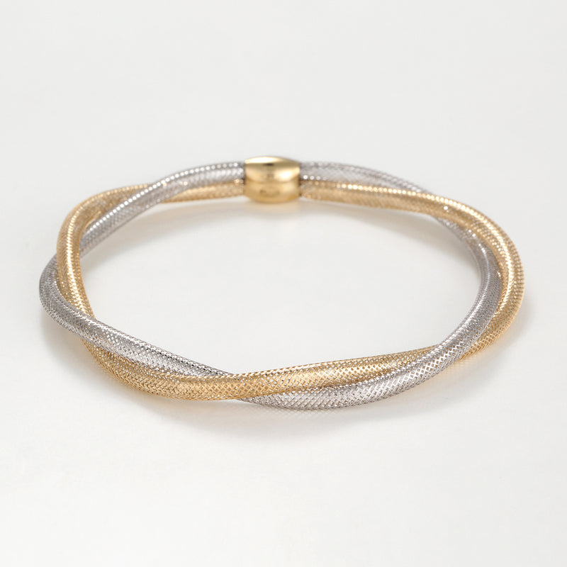 Bracelet "Amore Mio" Or Bicolore 375/1000