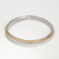 Bracelet "Matera" Or Bicolore Blanc 375/1000 - Or Bicolore 375/1000