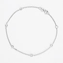 Bracelet "Sunshine" Diamant 0,14/5 - Or Blanc 375/1000