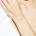 "Sunshine" Bracelet D0.14/5 - 375/1000 White Gold