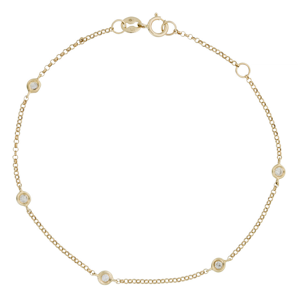 Bracelet "Sunshine" Diamant 0,14/5