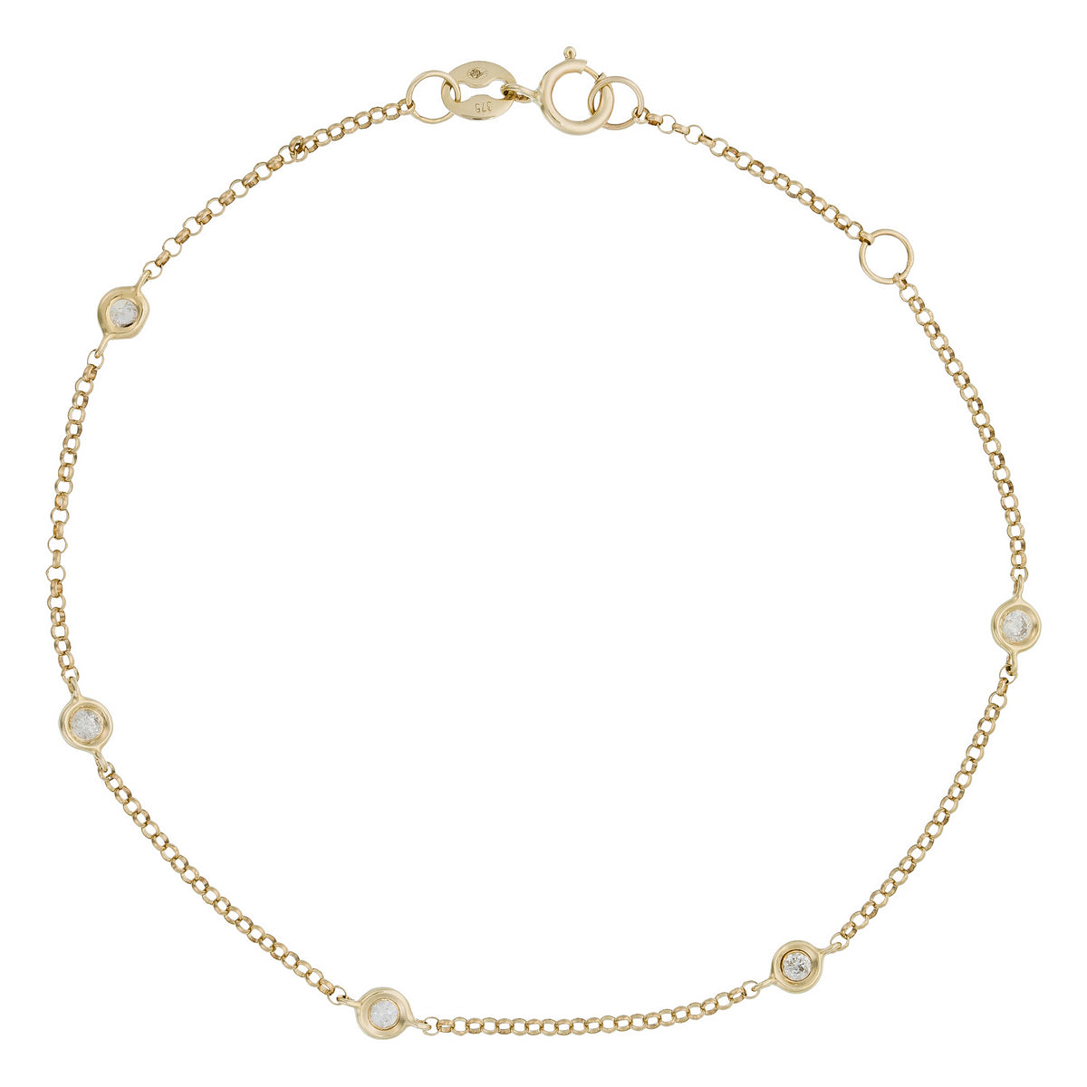 Bracelet "Sunshine" Diamant 0,14/5