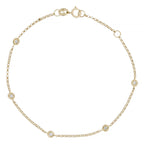 Bracelet "Sunshine" Diamant 0,14/5 - Or Jaune