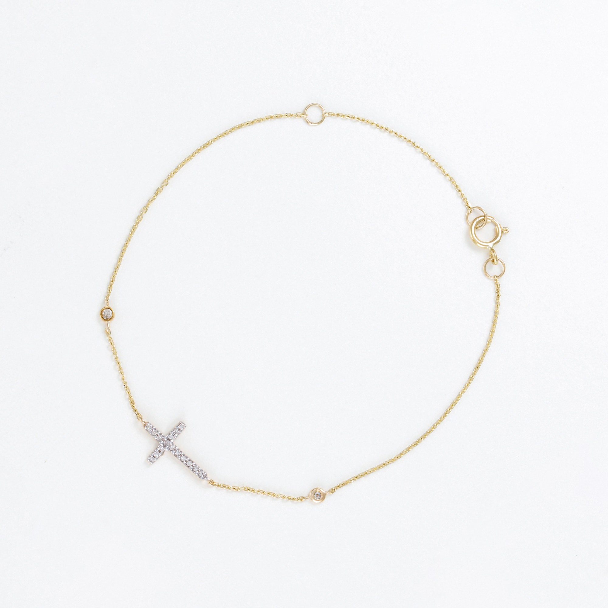 Bracelet "Naïada" D0,095/18 - Or Jaune 375/1000