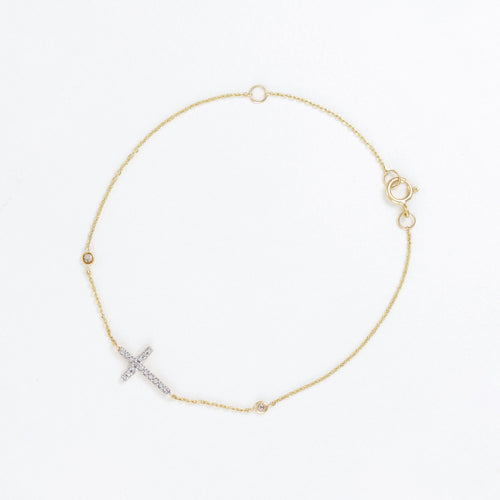 Bracelet "Naïada" D0,095/18 - Or Jaune 375/1000