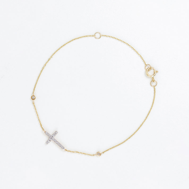 "Naïada" Bracelet D0.095/18 - 375/1000 Yellow Gold