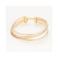Bracelet "Fabiola" Or Tricolore 375/1000