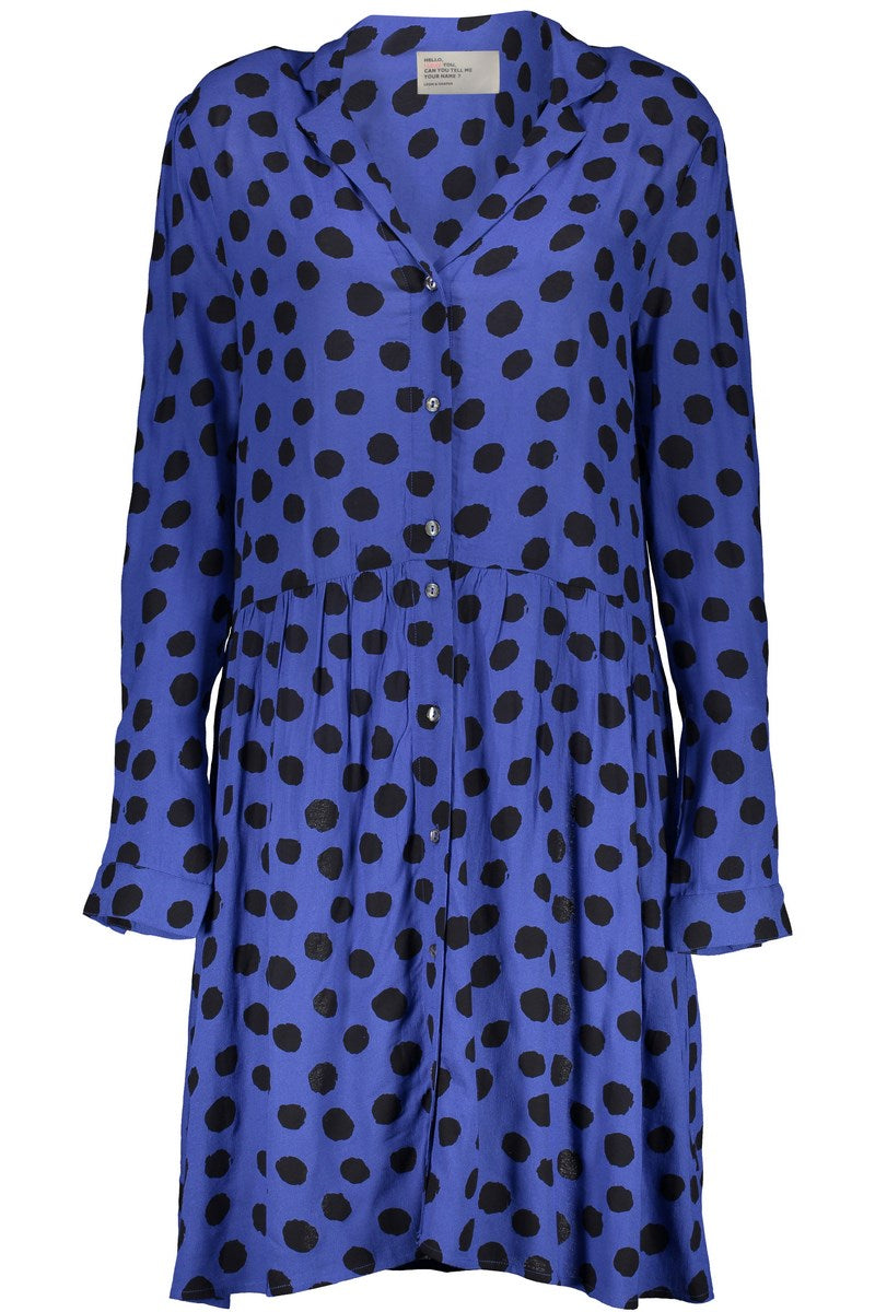 Robbie Spot Dress - Blue