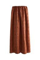 Robe Thomasina Camel Soutache