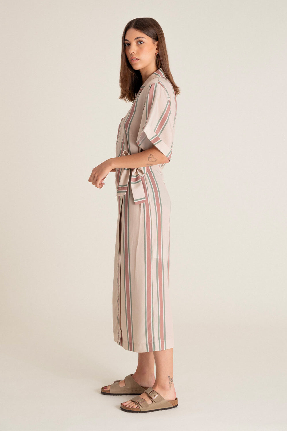Robe Mido Sand Stripes