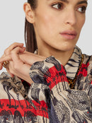 Robe Oma À Imprimé Rift