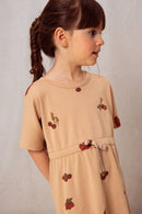 Vestido Yogi Jersey Turrón Tomates