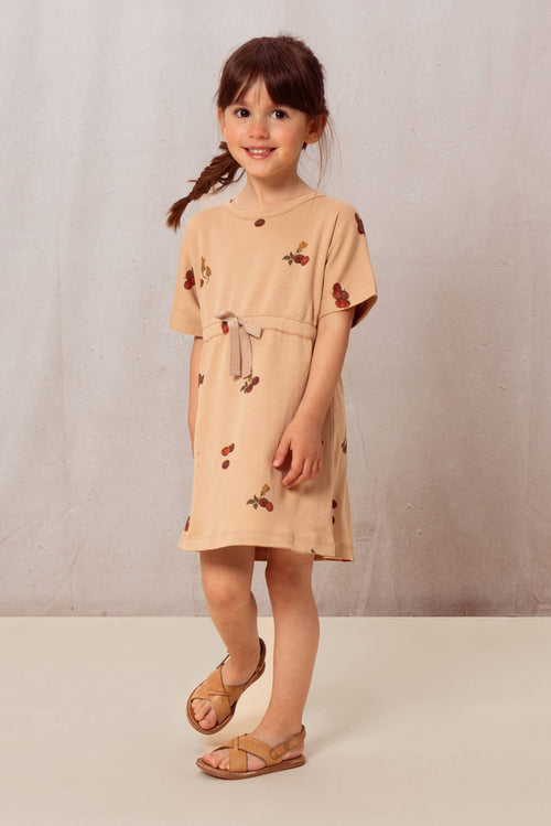 Vestido Yogi Jersey Turrón Tomates