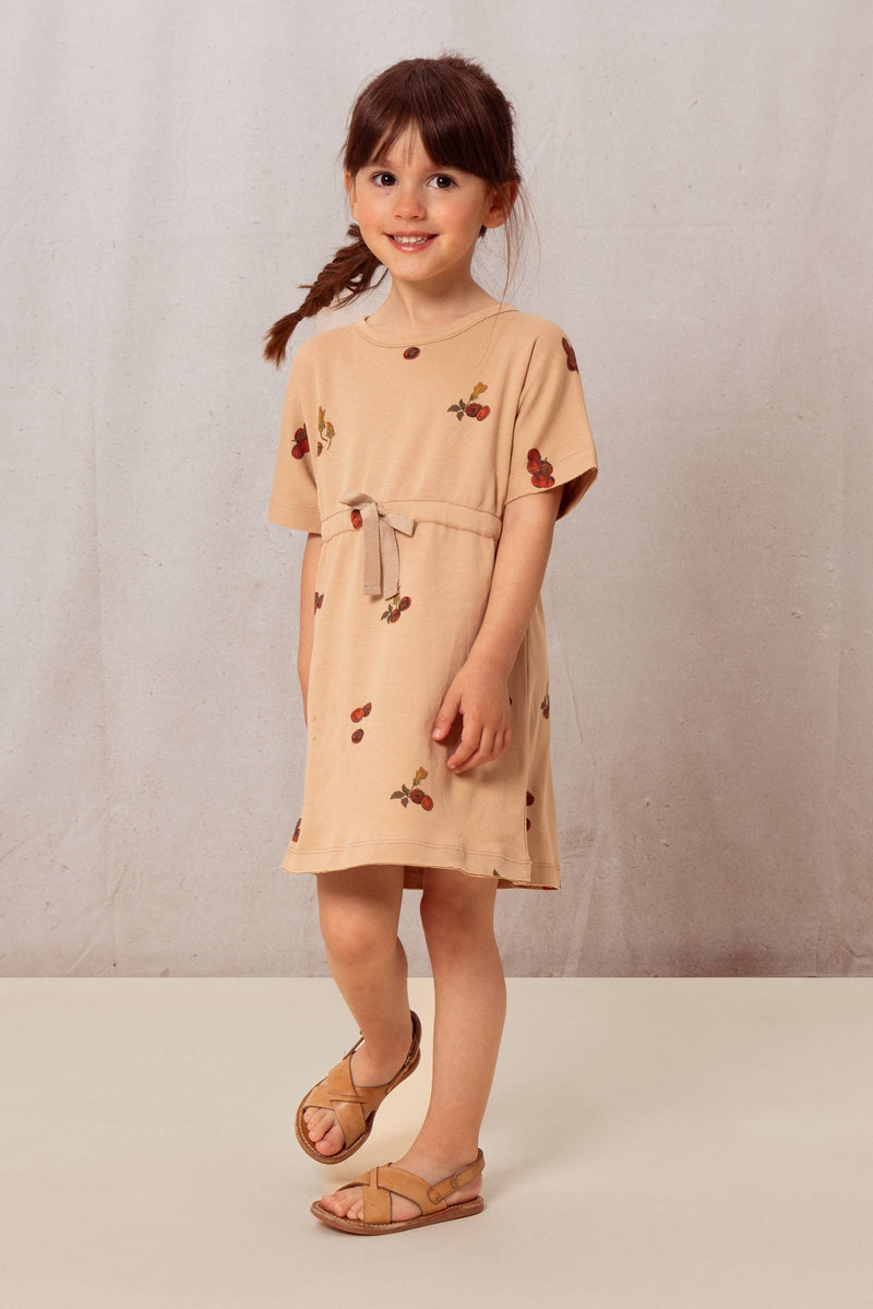 Vestido Yogi Jersey Turrón Tomates