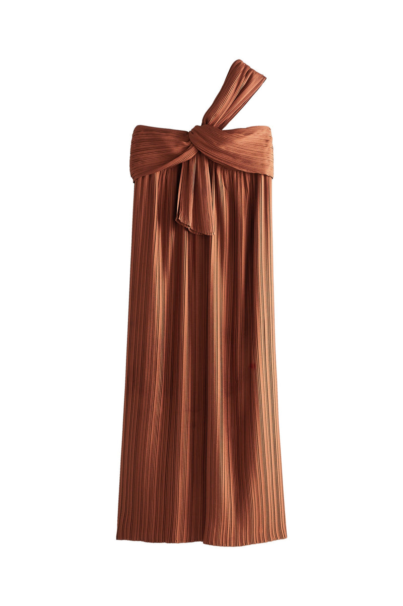 Asteni Dress Cognac