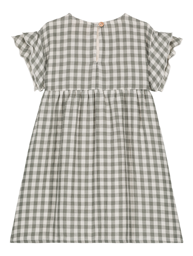 Vestido Cousine Verdigris Vichy