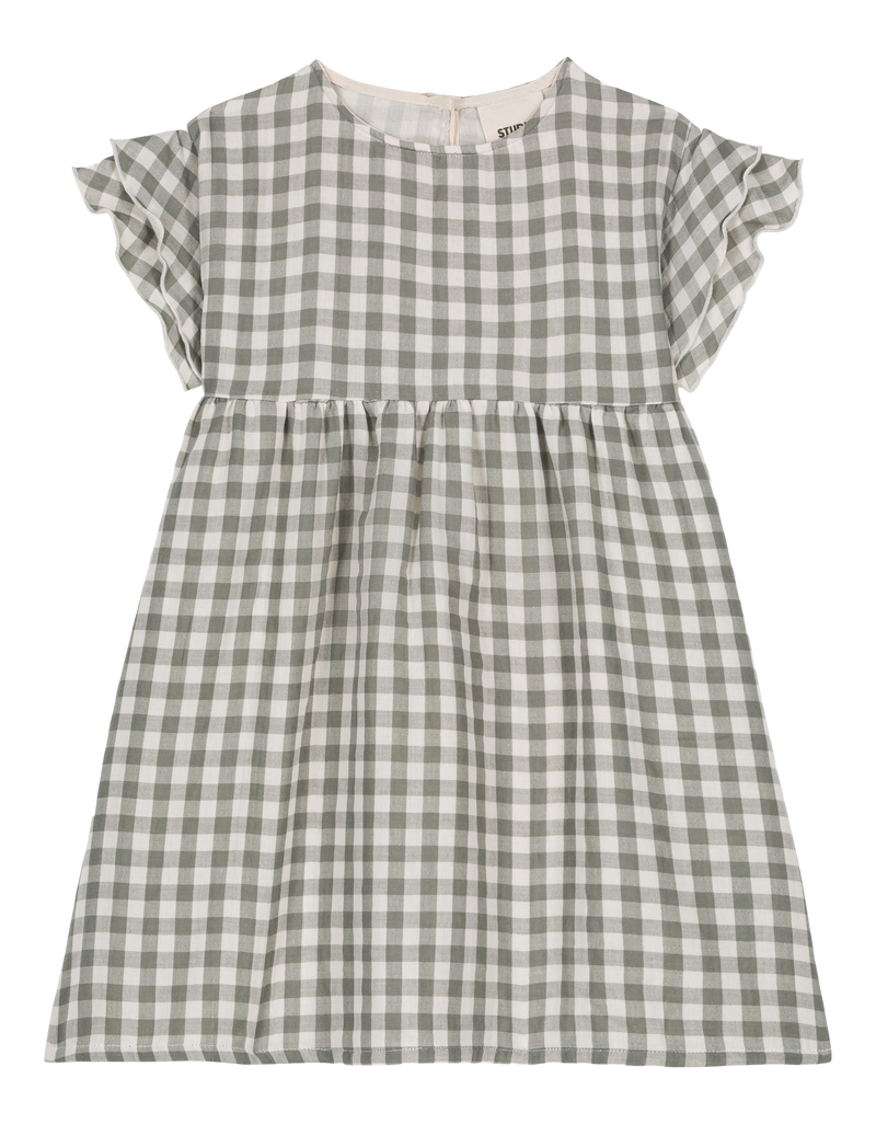 Vestido Cousine Verdigris Vichy