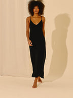 Deep Black Old Dress