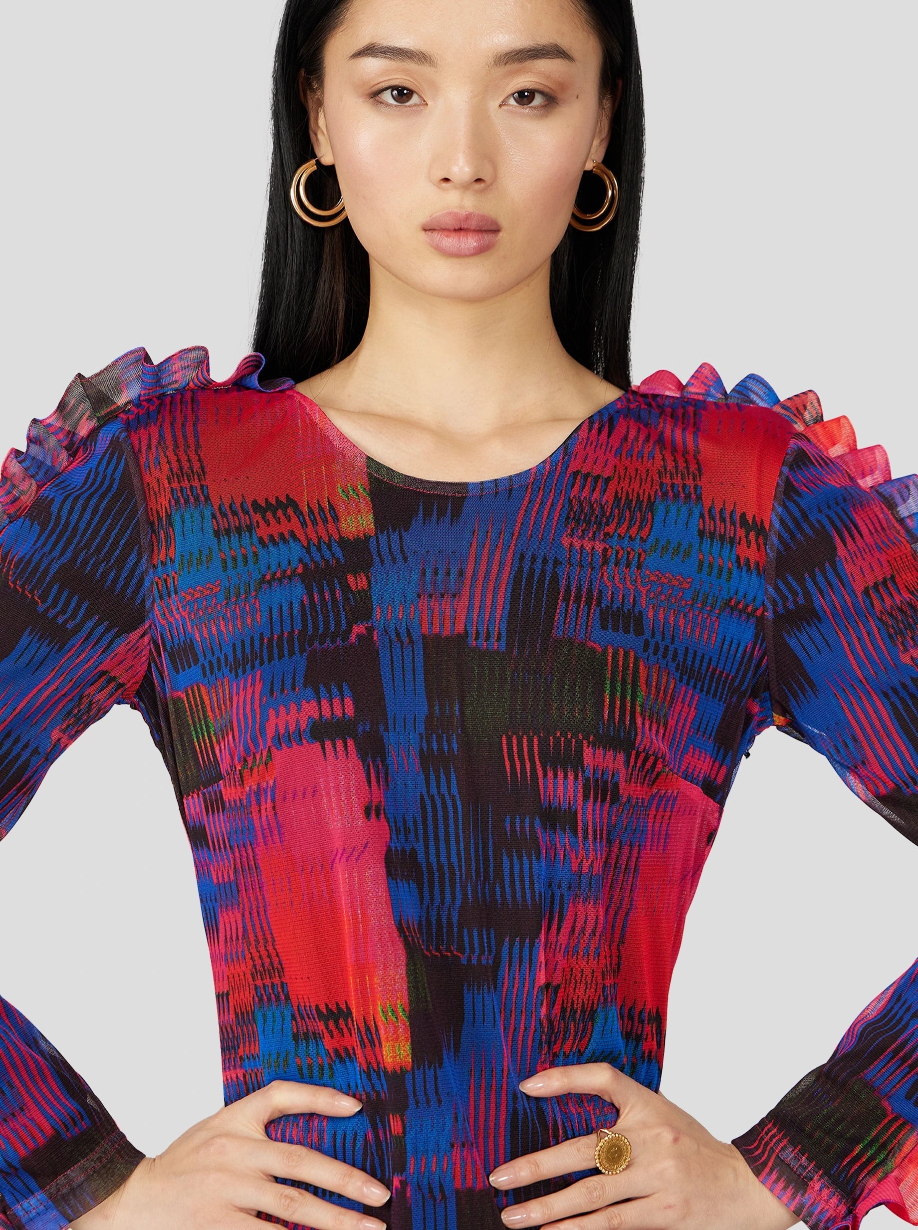 Robe Fox En Maille Imprimée Fuse