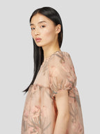 Vestido Gaya En Organza Umé