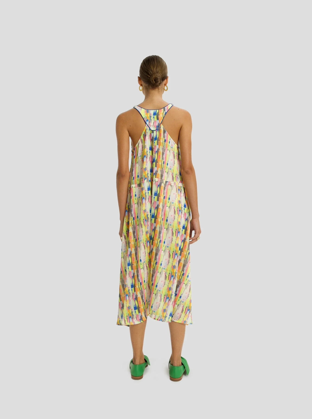 Robe Longue Java À Imprimé Bord De Piscine