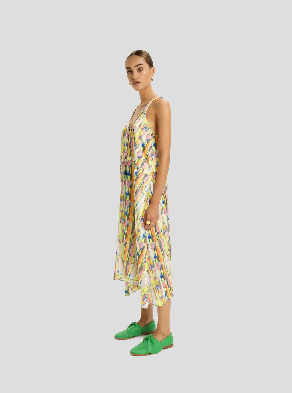Robe Longue Java À Imprimé Bord De Piscine