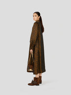 Robe Oma En Léopard Bronze
