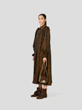 Robe Oma En Léopard Bronze