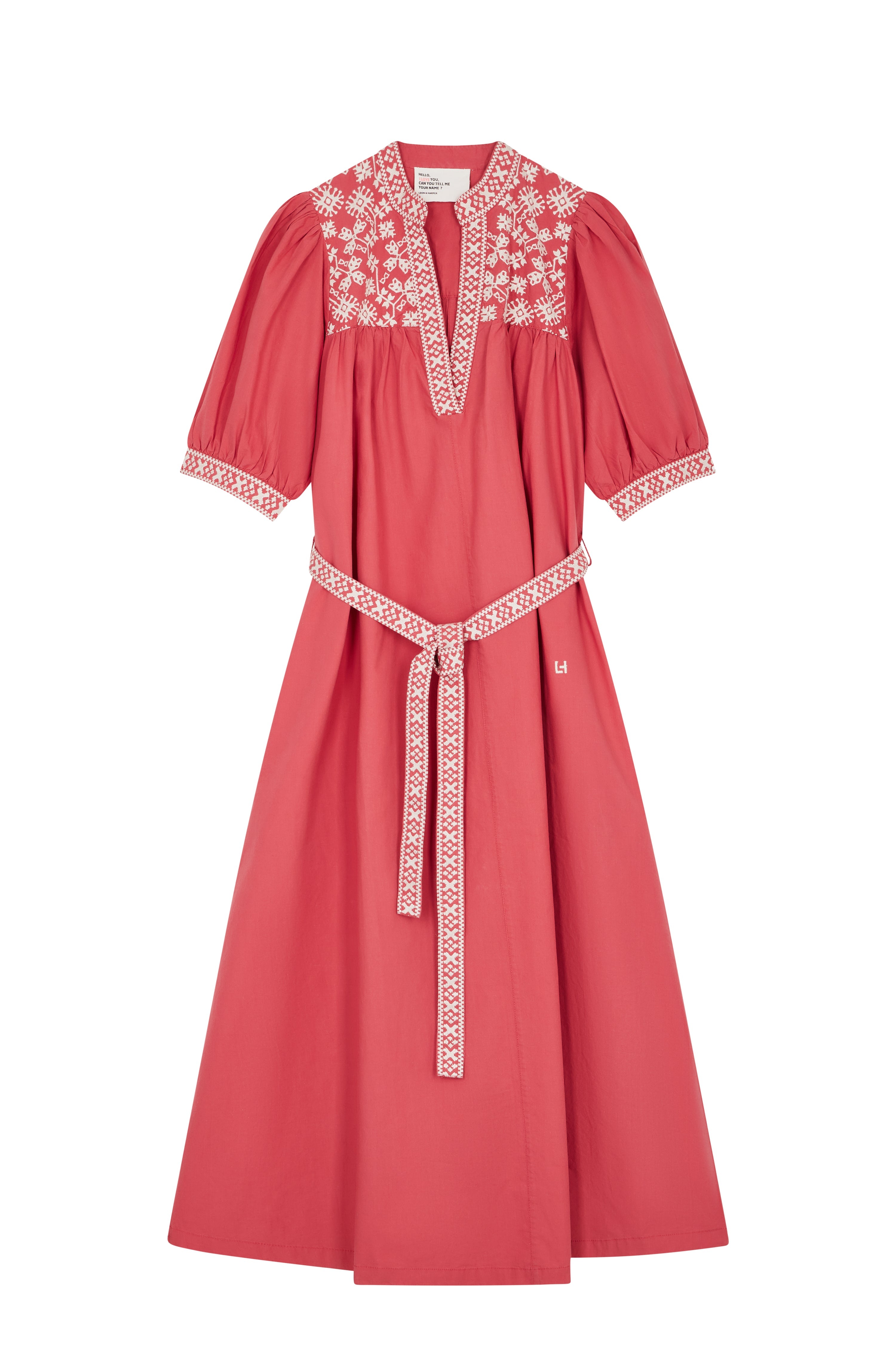 Long Dress Short Sleeves Risque Tc129 Broda - Punch
