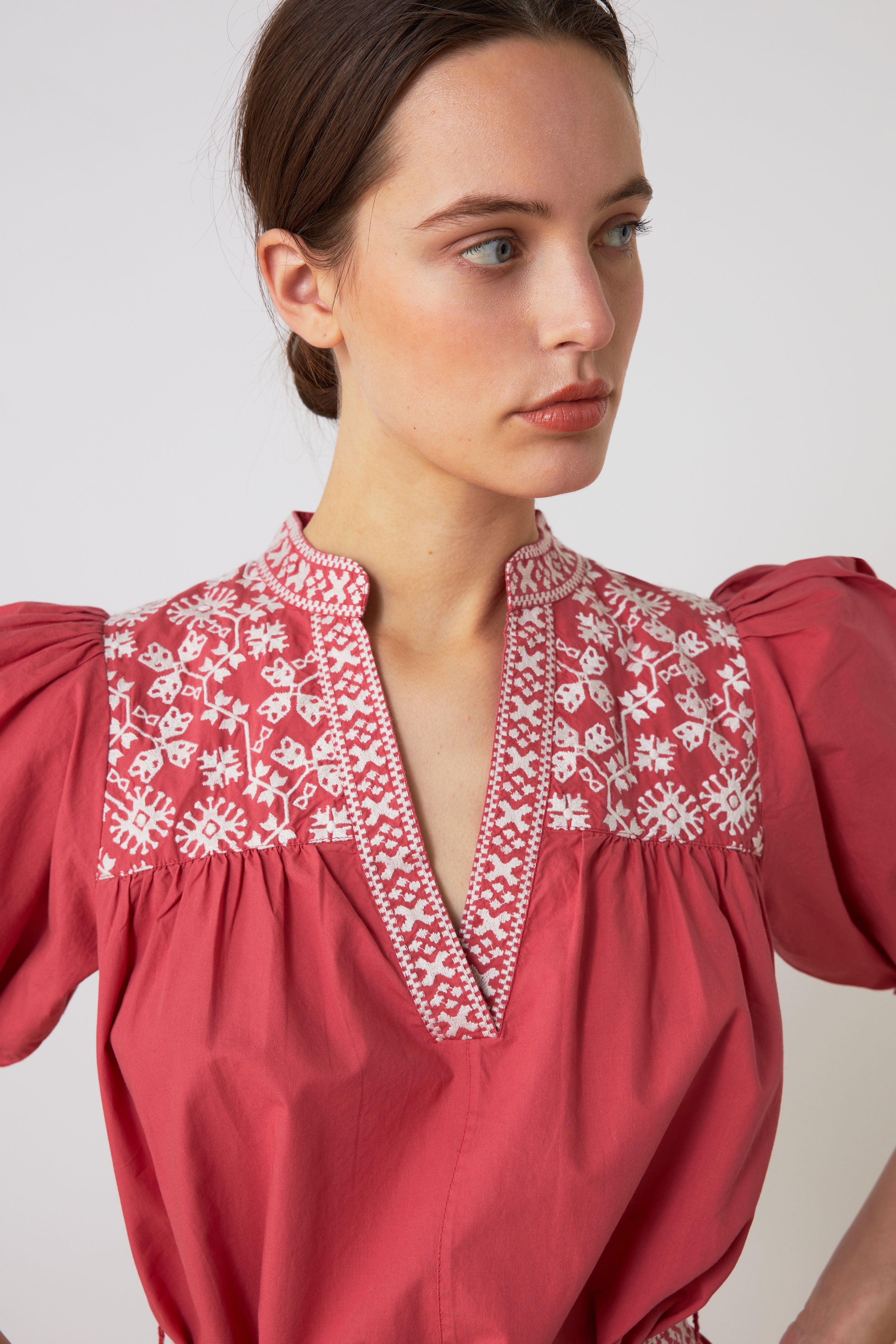 Long Dress Short Sleeves Risque Tc129 Broda - Punch