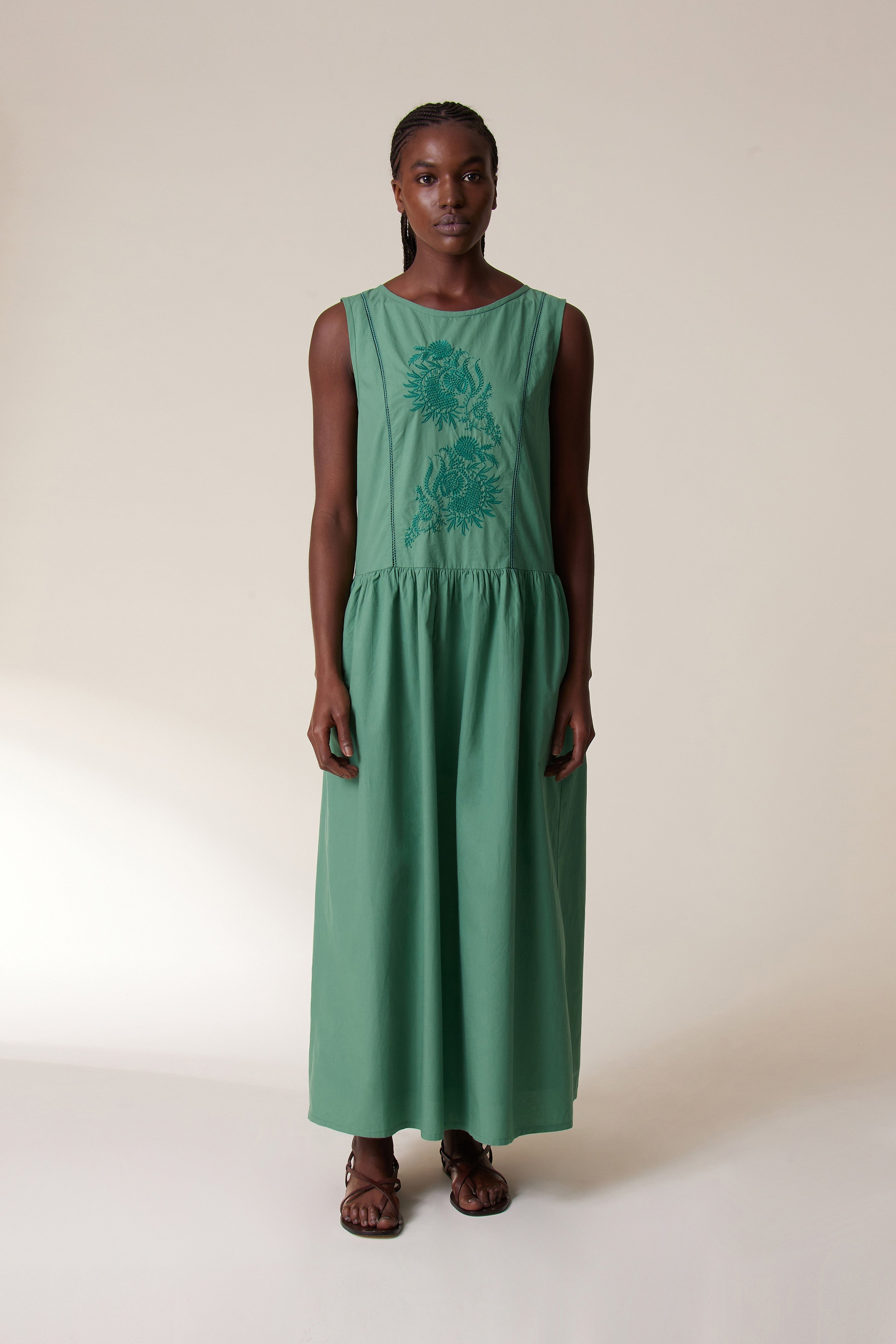 River Dress - Grass