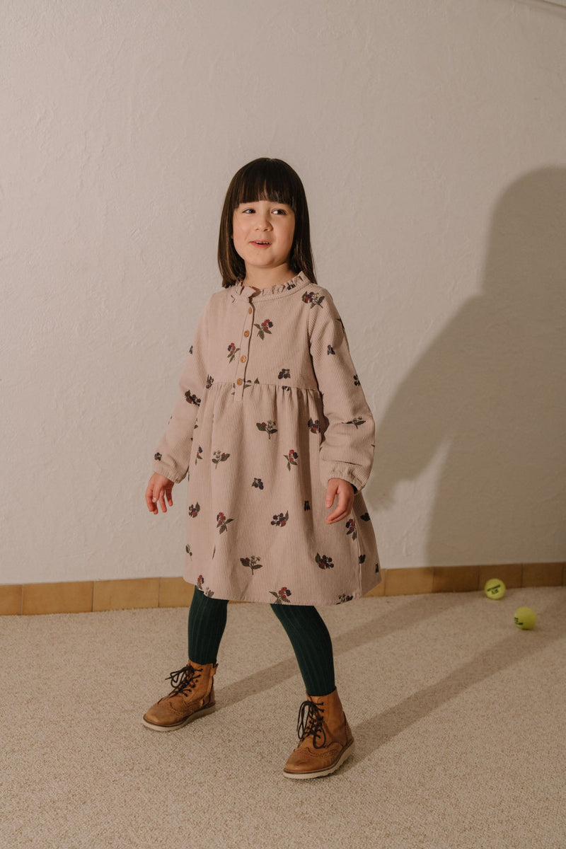 Robe Vermont Corderoy Mauve Pâle Mûres