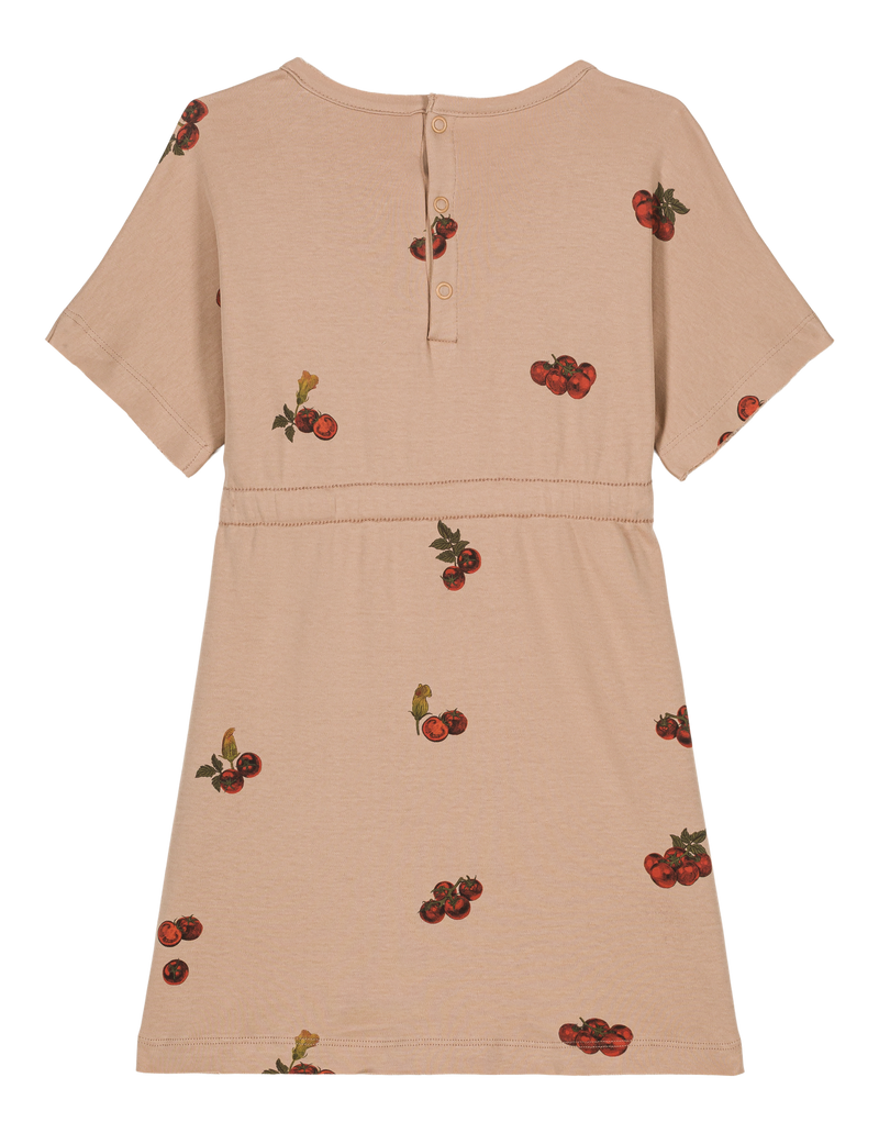 Vestido Yogi Jersey Turrón Tomates